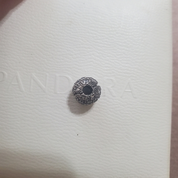 Pandora PAVE CZ BALL CLASP CLIP CHARMS  AUTHENTIC Imprint S925 ALE Retired - Picture 5 of 8